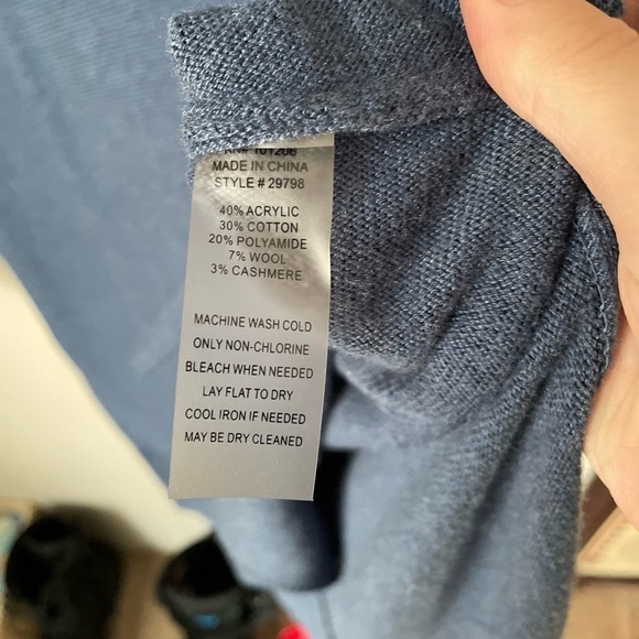 Soft Surroundings The Metro Tunic Turtleneck Cashmere Blend Sweater Size Small - Picture 5 of 9